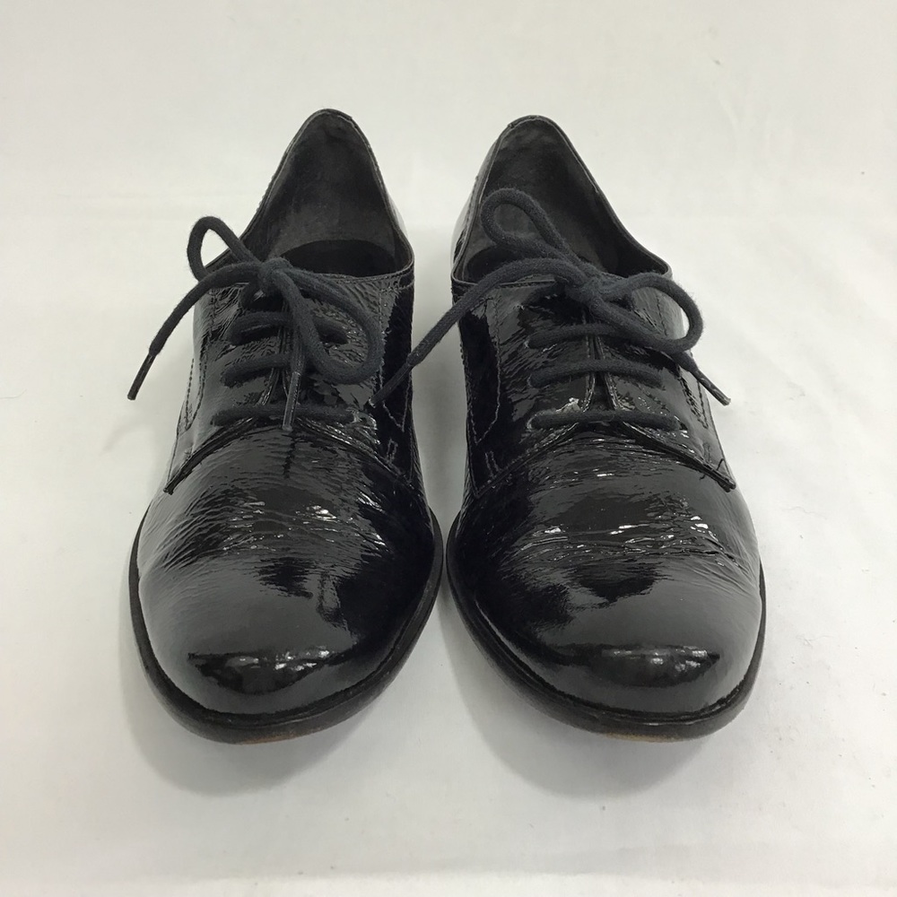 Pour La Victoire Black Patent Leather Loafers